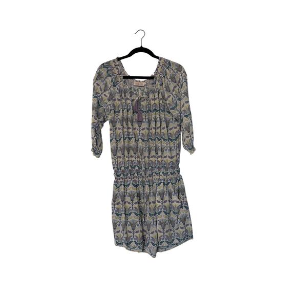 Tory Burch Tory Burch Mosaic Silk Romper - Picture 3 of 5